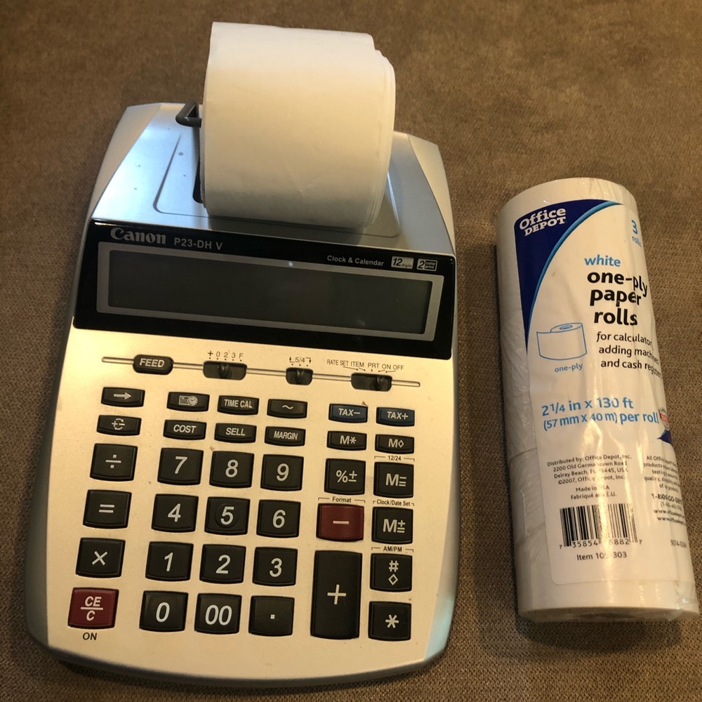 Canon calculator